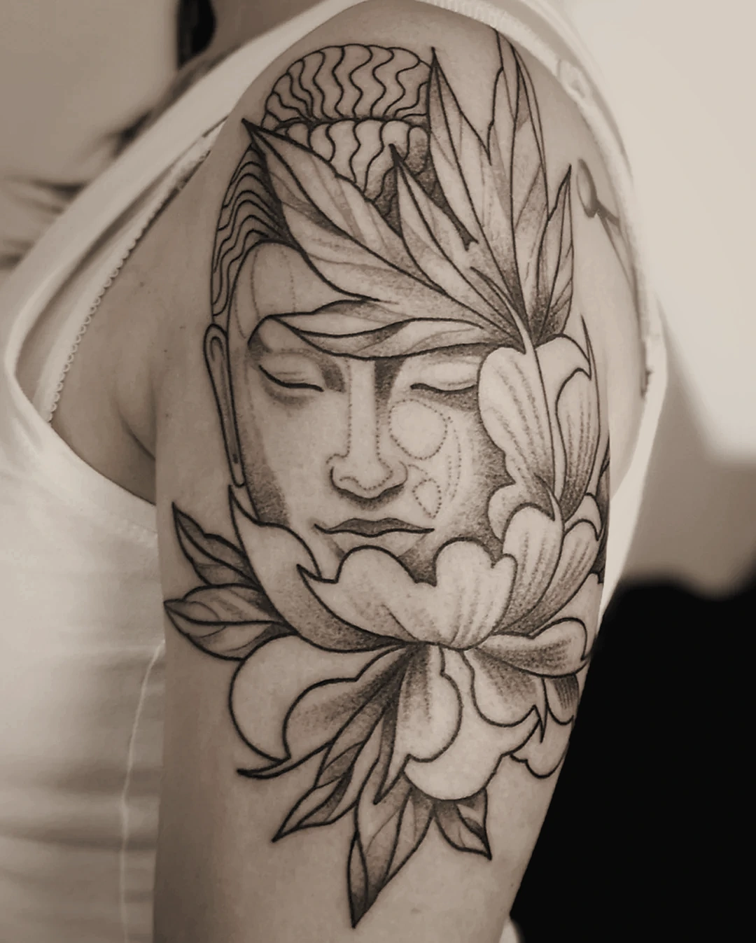 Buddha tattoo Osijek — Seifert Tattoo